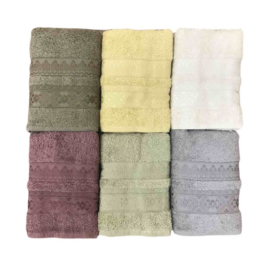 

Набор махровых полотенец Sikel Cotton Saray 70*140 6 шт