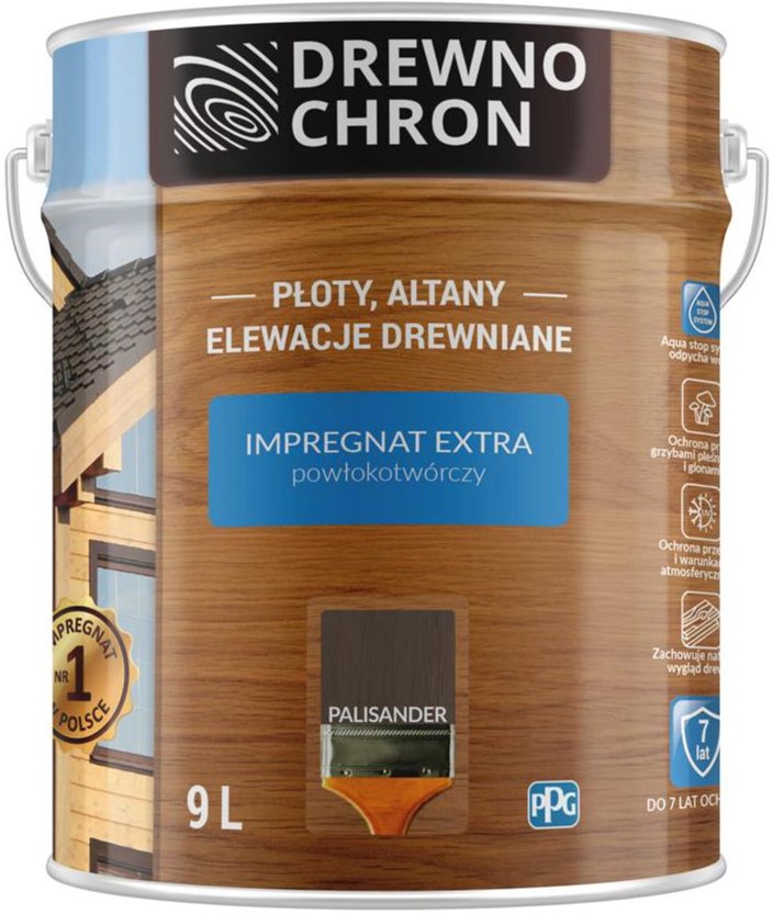 

Плёнкообразующая пропитка Drewnochron Impregnat Extra Палисандр 9 л (DN-364460)
