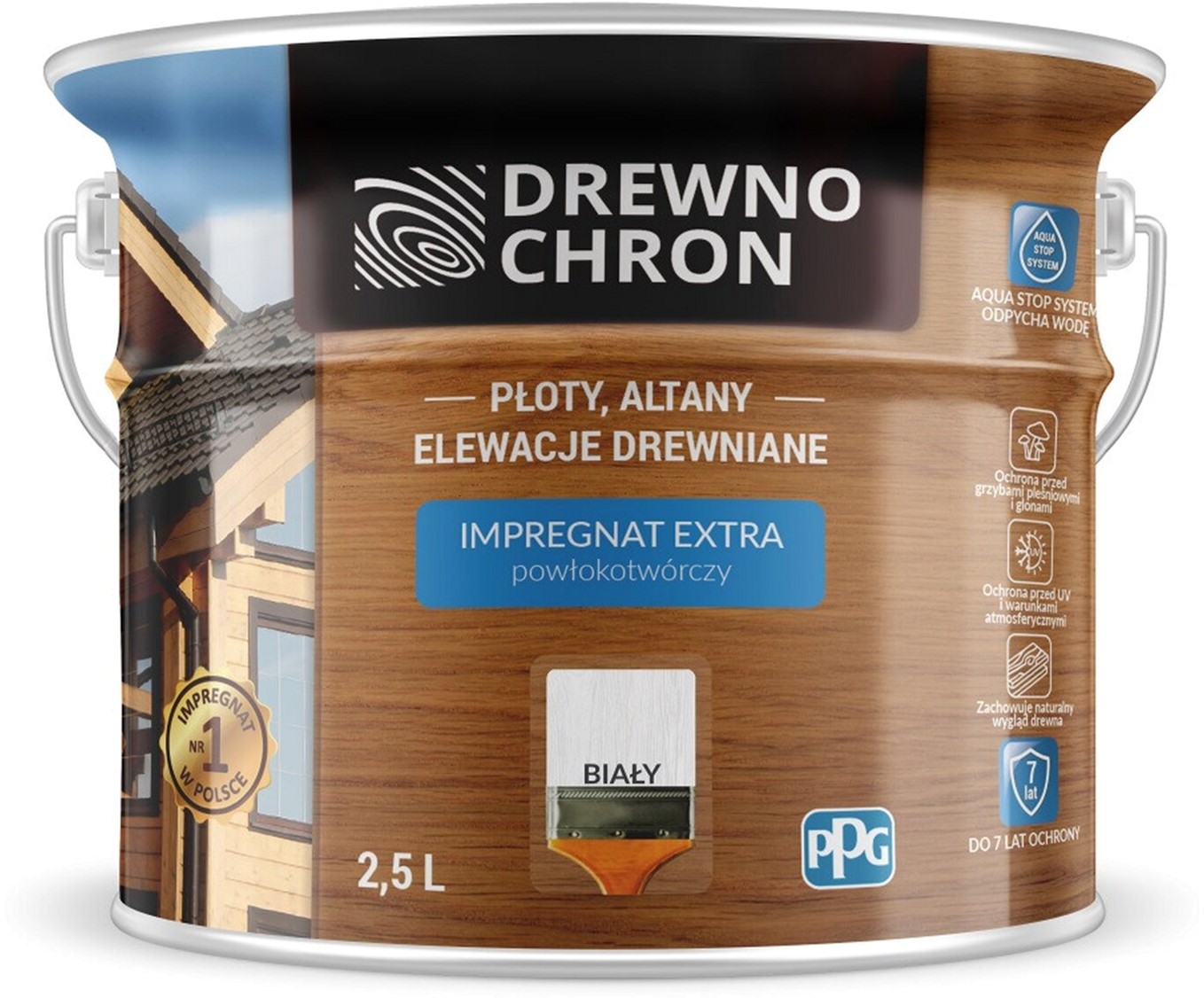 

Плёнкообразующая пропитка Drewnochron Impregnat Extra Белый 2.5 л (DN-366382)