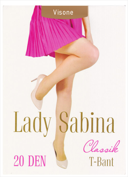 

Колготки Lady Sabina 20 Den T-Bant size 5-2XL Visone LS20TB5VIS