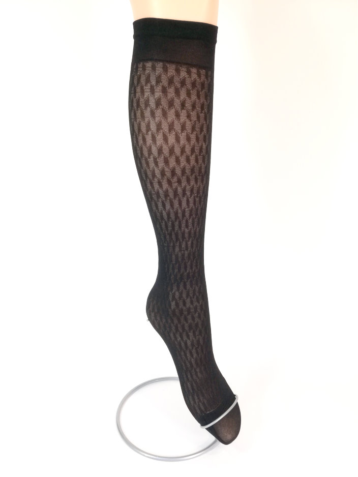 

Женские гольфы Узор ромбы Lady Sabina 50 Den Nero 10 пар GLF50UZNER