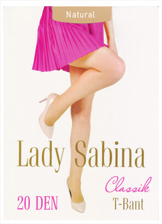 

Колготки Lady Sabina 20 Den T-Bant size 5-2XL Natural LS20TB5NAT