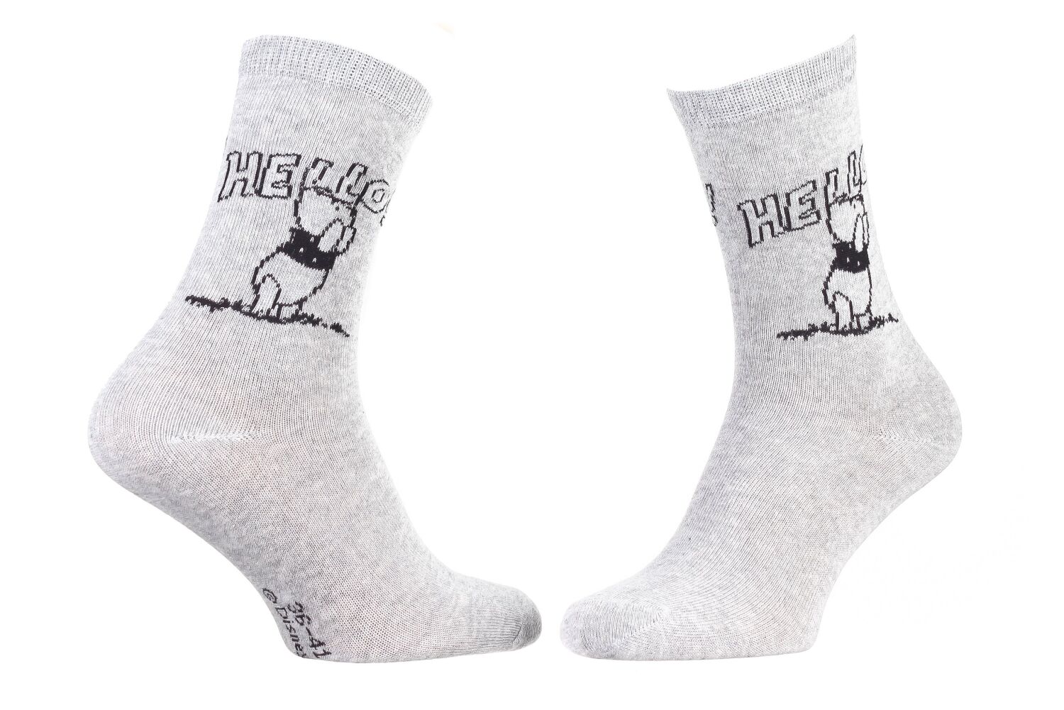

Носки Disney Winnie L Ourson Winnie + Hello Total 36- 41 (13896420-8) grey