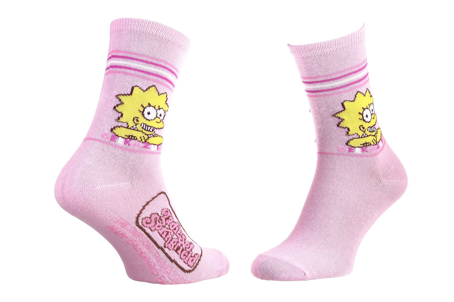 

Носки The Simpsons Lisa Geekazoid  (13057681-7) pink, Носки The Simpsons Lisa Geekazoid 35-41 (13057681-7) pink