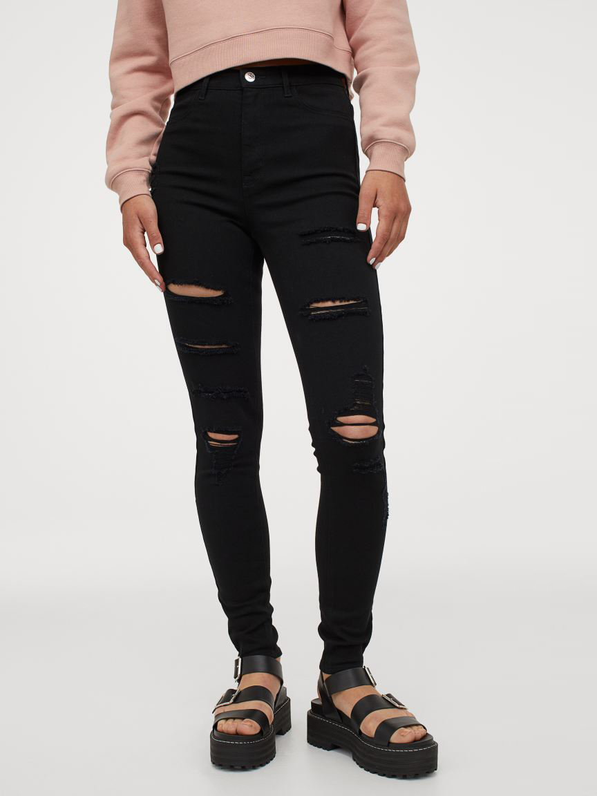 

Джинсы H&M 06213810 44 Черные