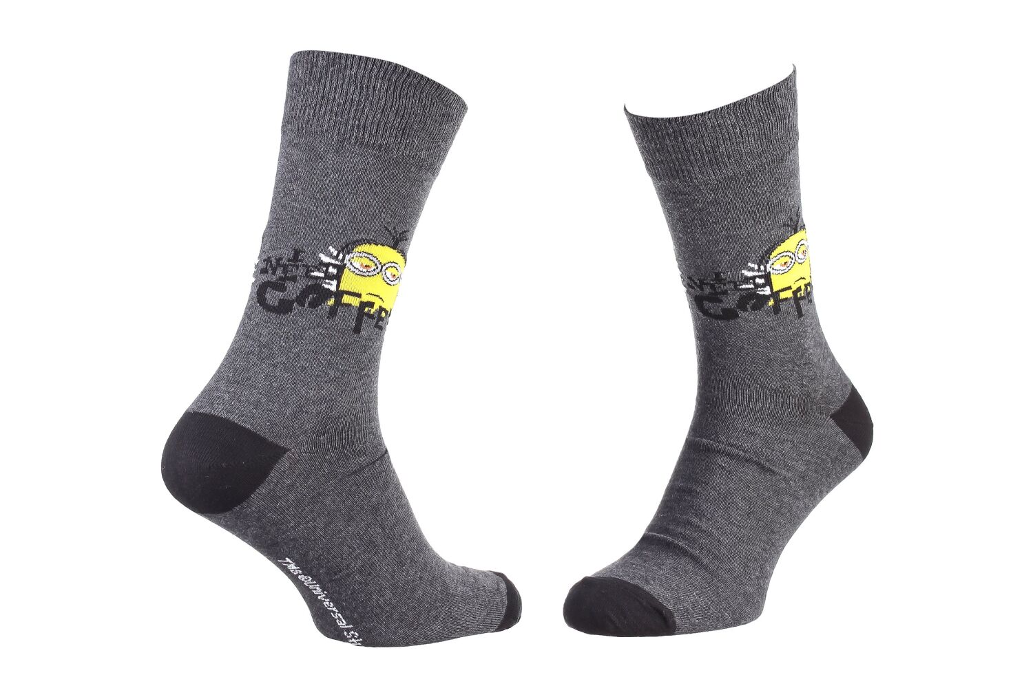 

Носки Minions Minion Need Coffee  (93153667-7) grey, Носки Minions Minion Need Coffee 43-46 (93153667-7) grey