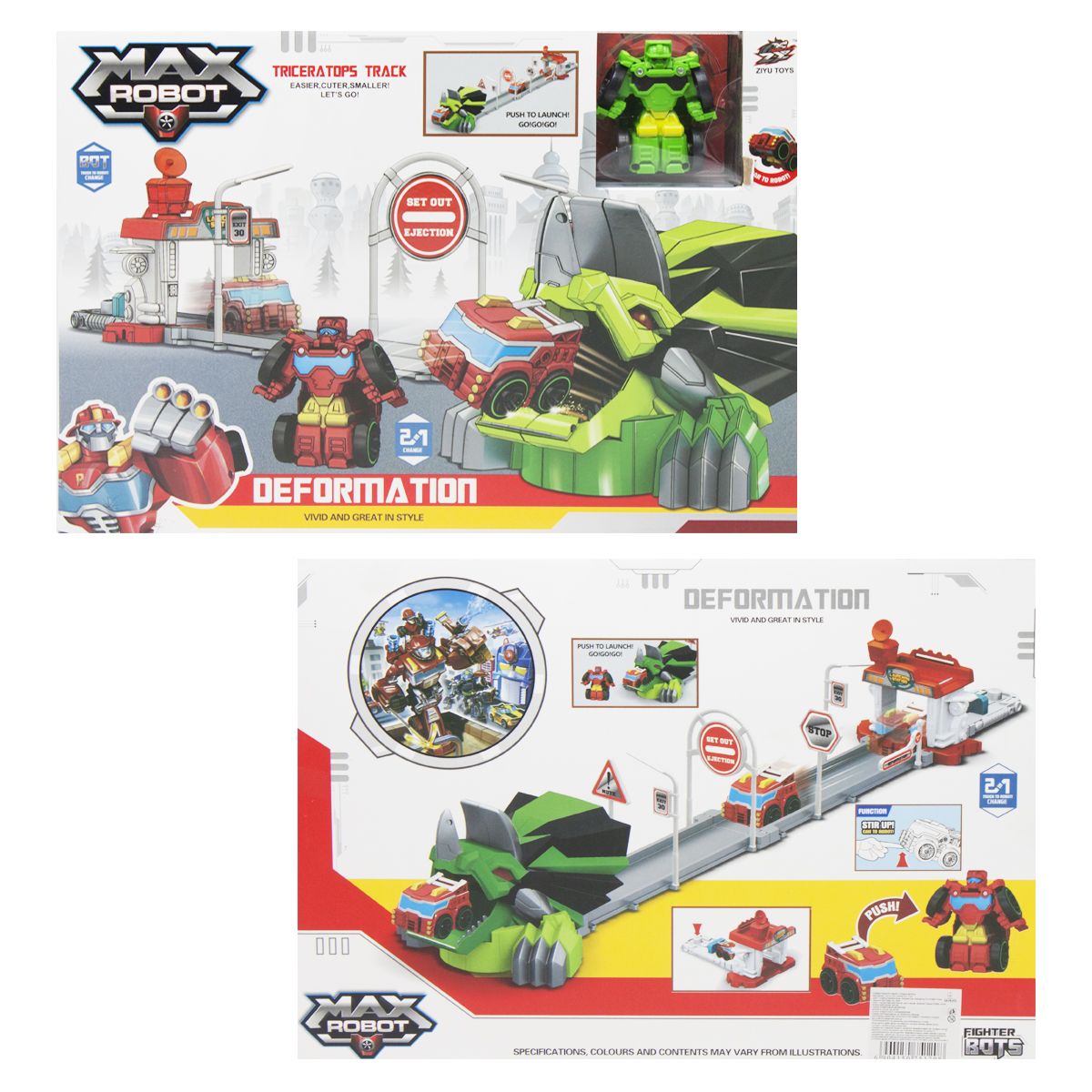 

Трек Triceratops Track зеленый Ziyu Toys (L019-13/14/15) (147523)