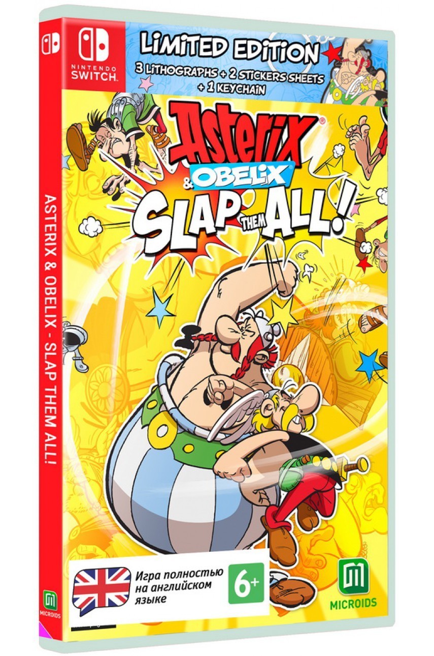 Astérix & Obélix : Slap Them All 2 Sur Nintendo Switch - Neuf Sous Blister, Multilingue (FR/EN/DE/ES)