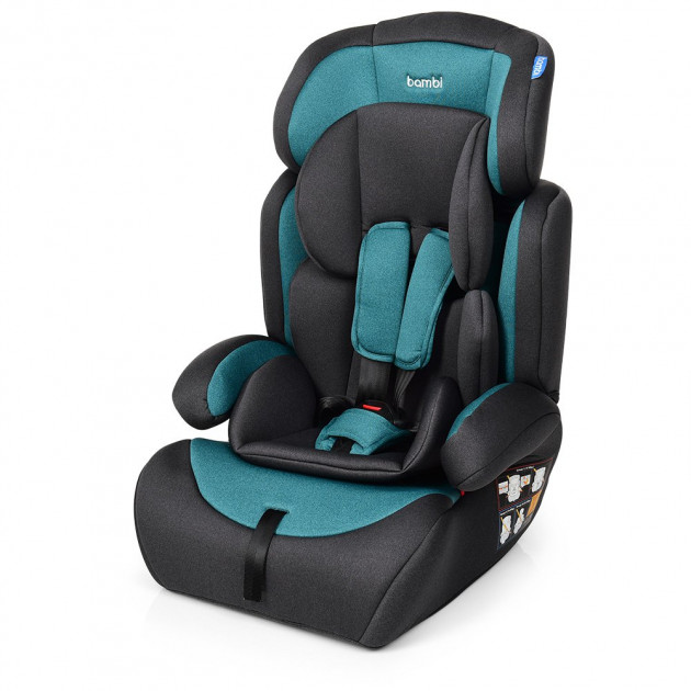 

Автокресло Bambi M 3546 от 9 до 36 кг группа 1-2-3, Emerald Gray