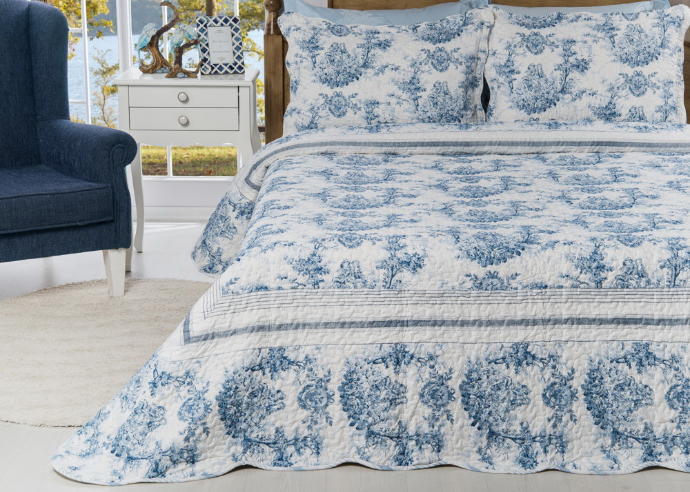 

Покрывало Home Sweet Home Anna Blue 180x250 см Голубое (814) (814)
