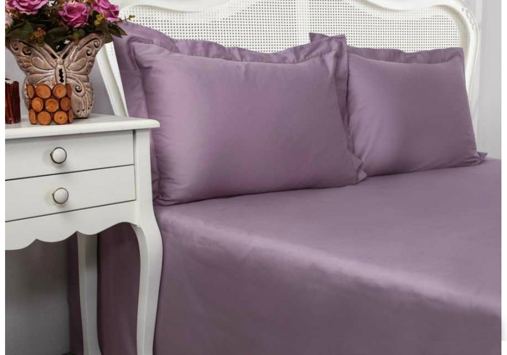 

Постельное белье Home Sweet Home Arletta Purple Семейный Мако-сатин (0653) (0653)