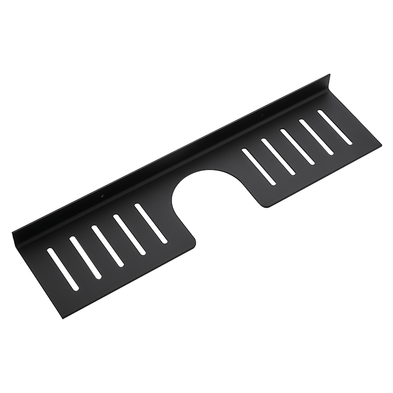 

Полка для ванной из алюминия IwConcept BathRack Loft-40cm Notch Black