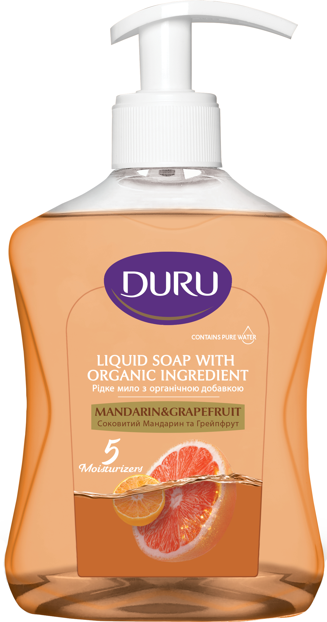 Жидкое мыло Duru Сочный Мандарин и Грейпфрут 300 мл (8690506535148) – в ...