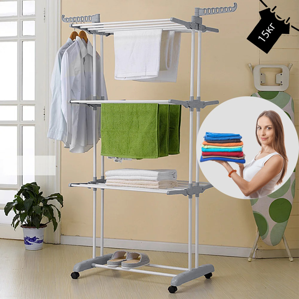 Сушка для білизни складана Garment Rack Універсальна Підлогова ...