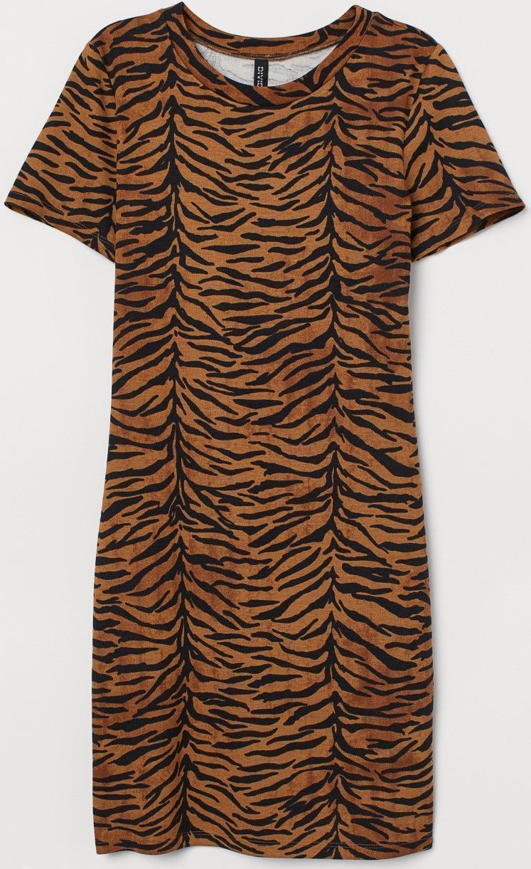 

Платье H&M Divided 06811769 42 Коричневое с черным