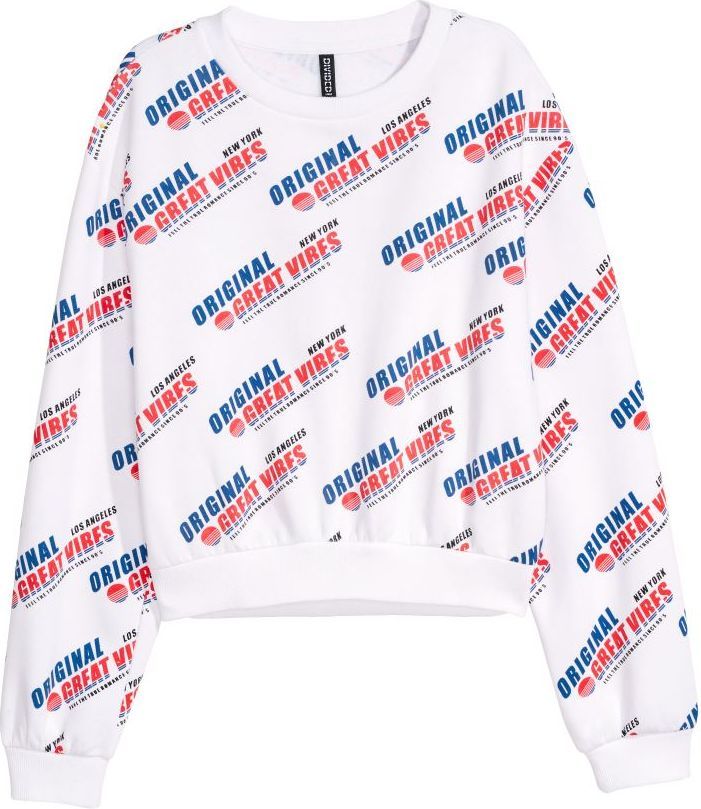 

Свитшот H&M 05909167 M Белый