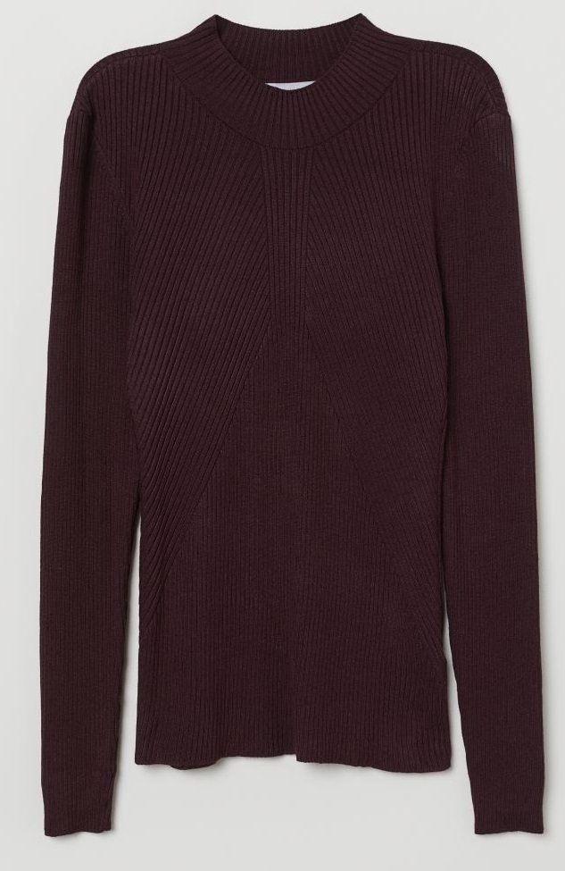 

Гольф H&M 06369388 XS Бордовый