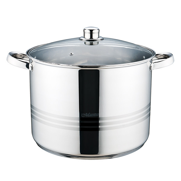 

Кастрюля нержавеющая Maestro 14 л 200 мм MR-3517-14