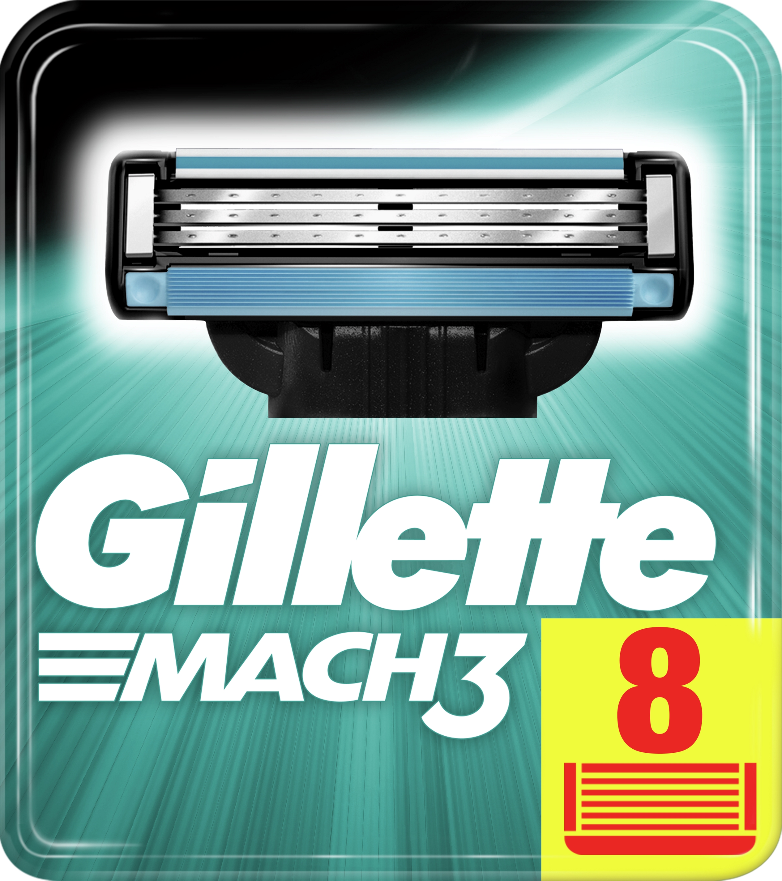 Акція на Сменные картриджи для бритья (лезвия) мужские Gillette Mach3 8 шт (3014260243548) від Rozetka UA
