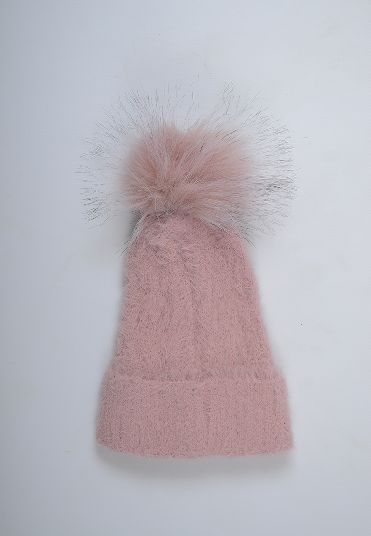 

Шапка для девочки зимняя Mari-Knit 0851-02 48 пудра 57107