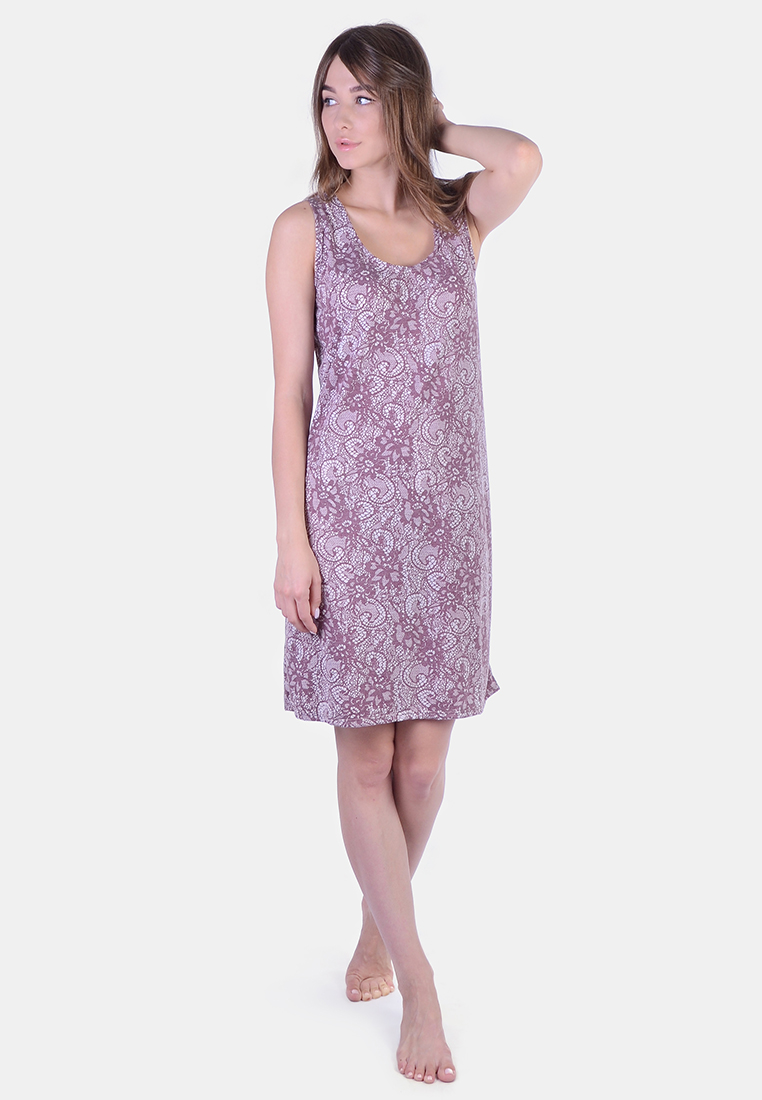 

Женская ночная рубашка майка Убранка 001-91  лиловый 57875, Женская ночная рубашка майка Убранка 001-91 50 лиловый 57875