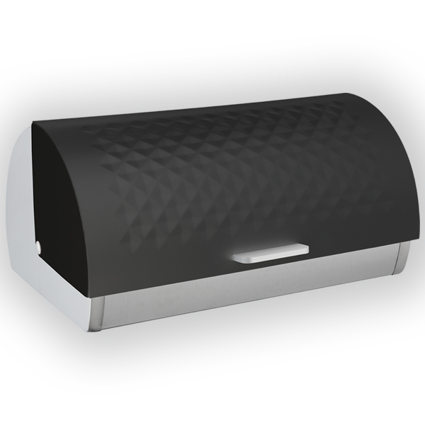 

Хлібниця з відкидною кришкою Maestro 1676 Black-MR