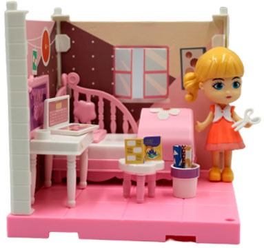

Игровой набор Funky Toys Милый уголок Спальня с куклой (FT3105)