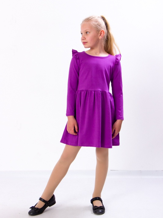Акция на Дитяча сукня для дівчинки Носи своє 6293-036 122 см Темно-лілова (p-6642-119285) от Rozetka