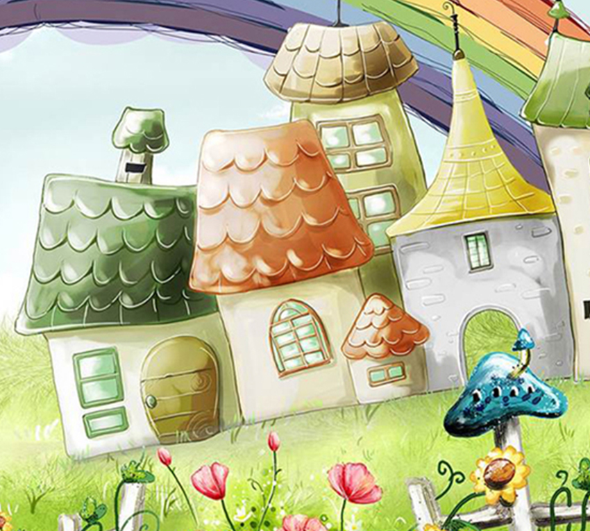 

Фотообои флизелиновые DeCors Радуга 300x270 см 3 сегмента (131087ф)