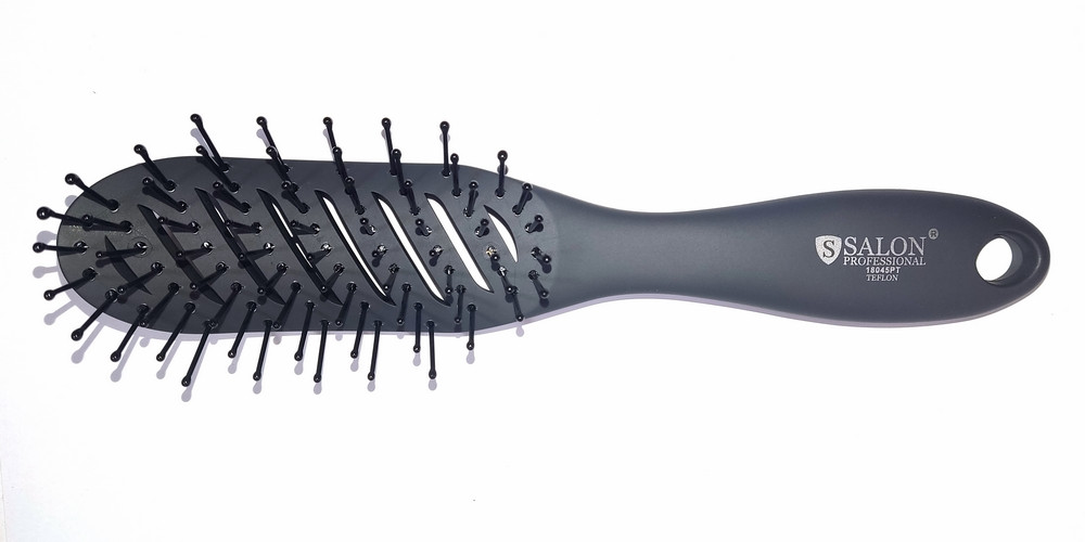 Расческа для укладки продувная Salon Professional 18045PT темно-серый ...