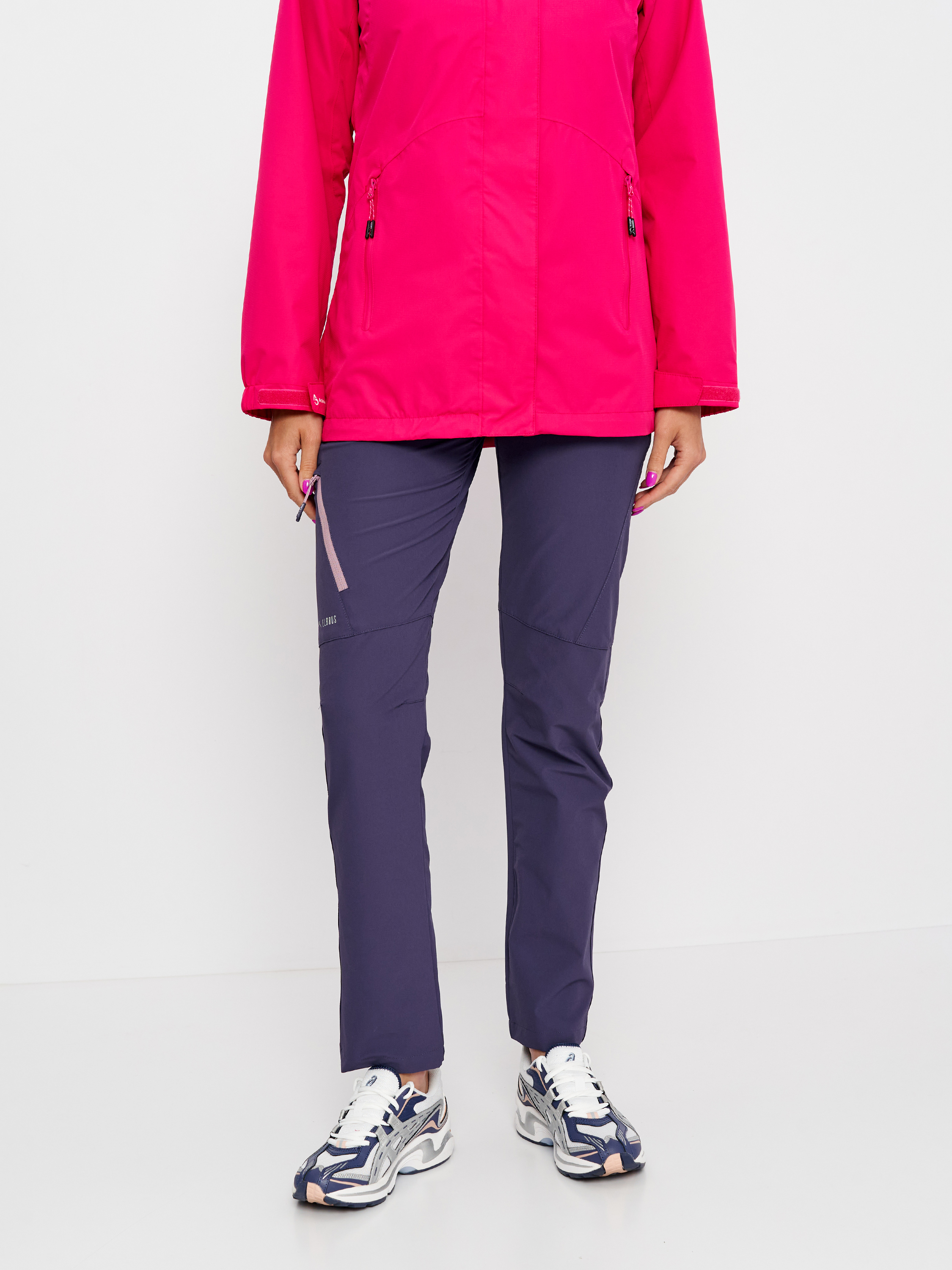 Акція на Спортивні штани жіночі Elbrus Cecilia Wo'S XS Сірий/Фіолетовий від Rozetka