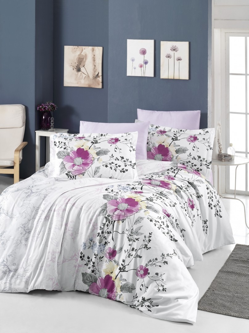 

Комплект постельного белья полуторный First Choice Cotton Satin Gilda 160х220 (FCS-0284)