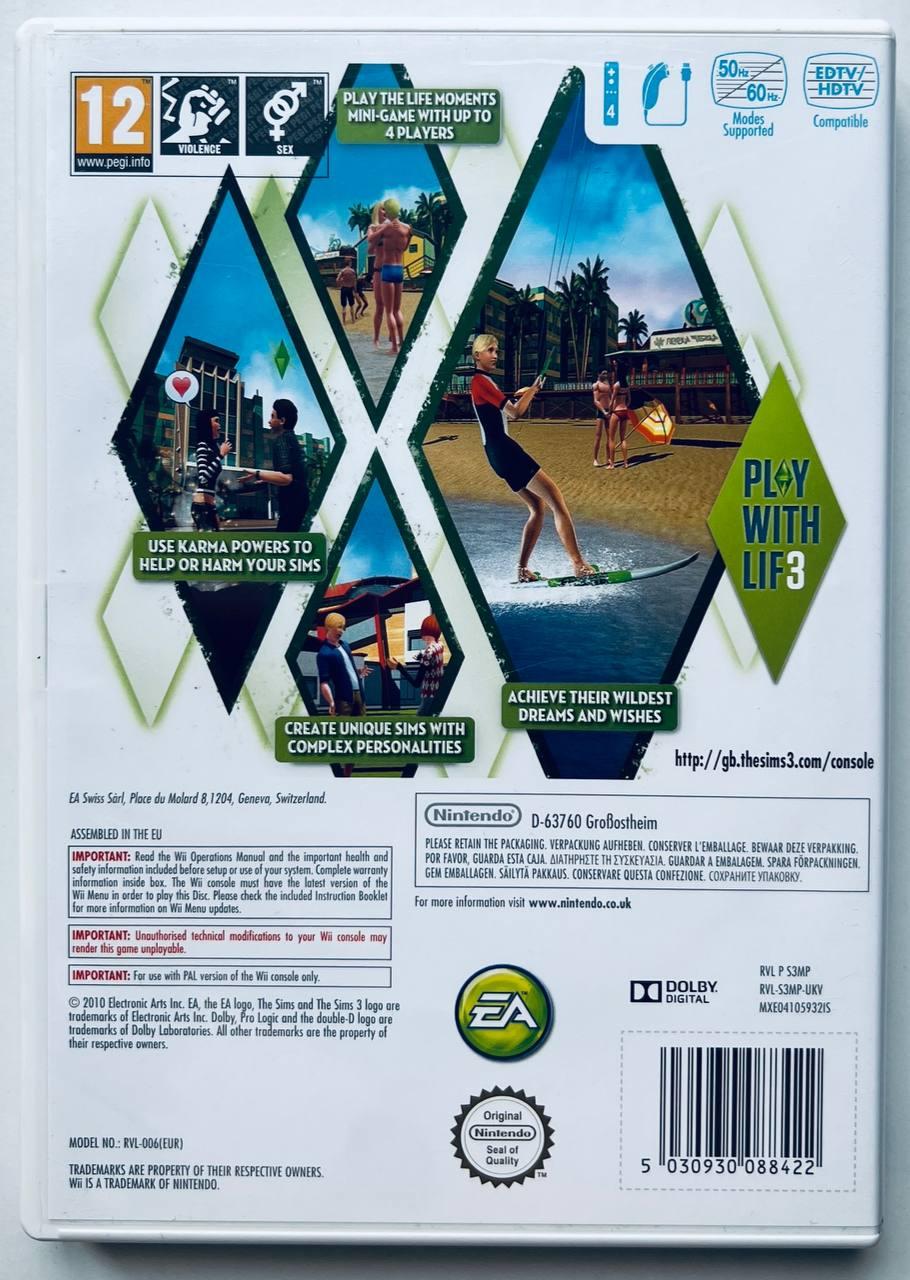 ROZETKA » The Sims 3, Б/У, английская версия - диск Nintendo Wii от  продавца: RetroGaming Shop купить в Украине: цена, отзывы