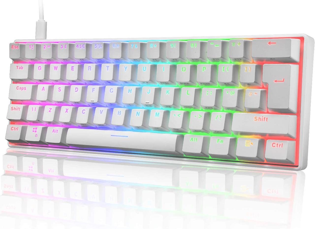 Механическая игровая клавиатура UrChoiceLtd MK21-62 KEYS проводная ...