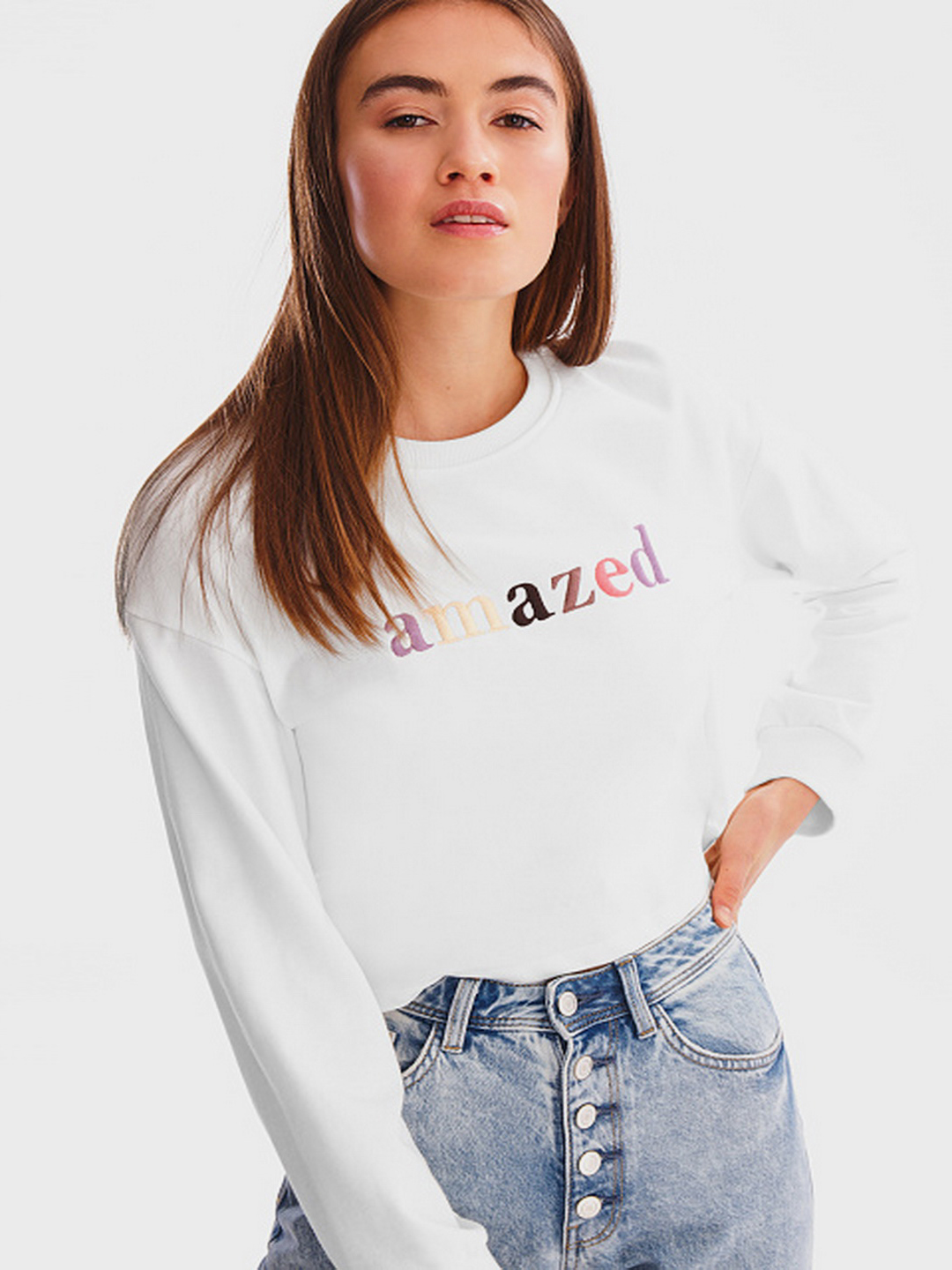

Свитшот C&A 7844802  Белый, Свитшот C&A 7844802 XL Белый