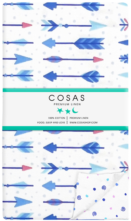 

Пододеяльник Cosas ArrowsBlue Spiral 180х220