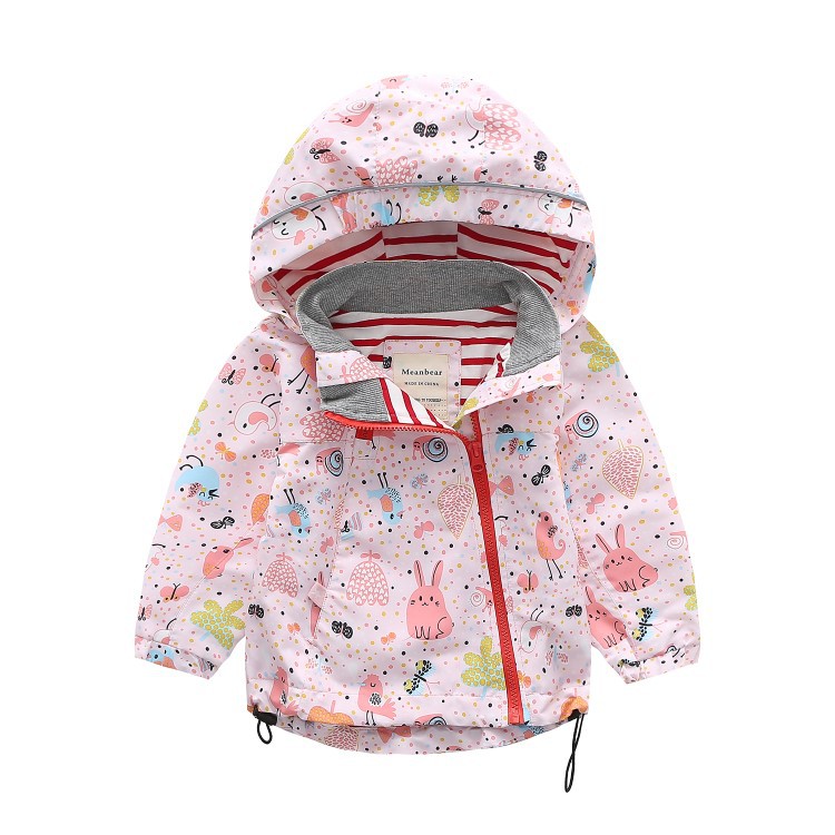 

Куртка для девочки демисезонная Зайка Meanbear (110) Розовый (45134)
