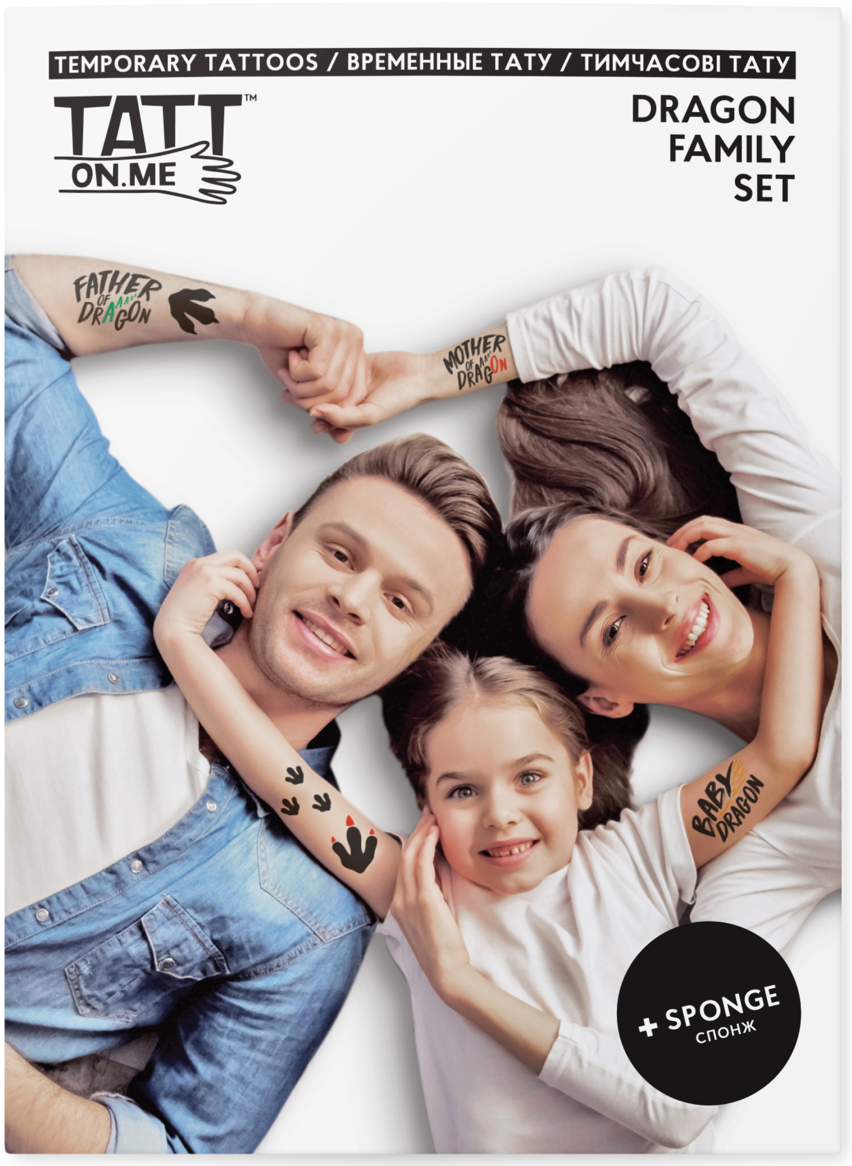 

Временные тату TATTon.me Dragon Family Set (TSDragon)