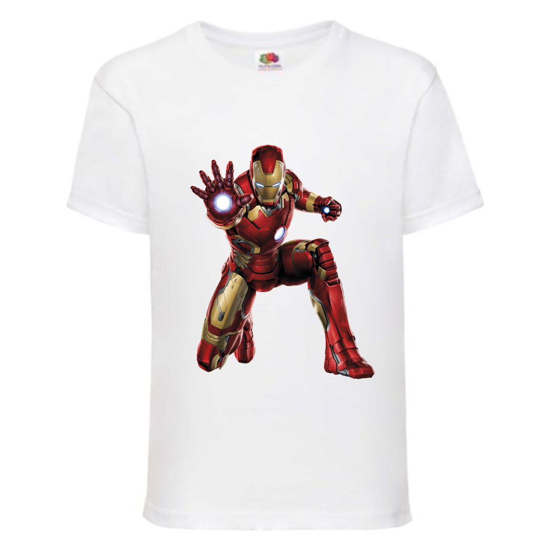 

Футболка детская Марвел (Marvel & DC) белая (ironmen-white) 128 см