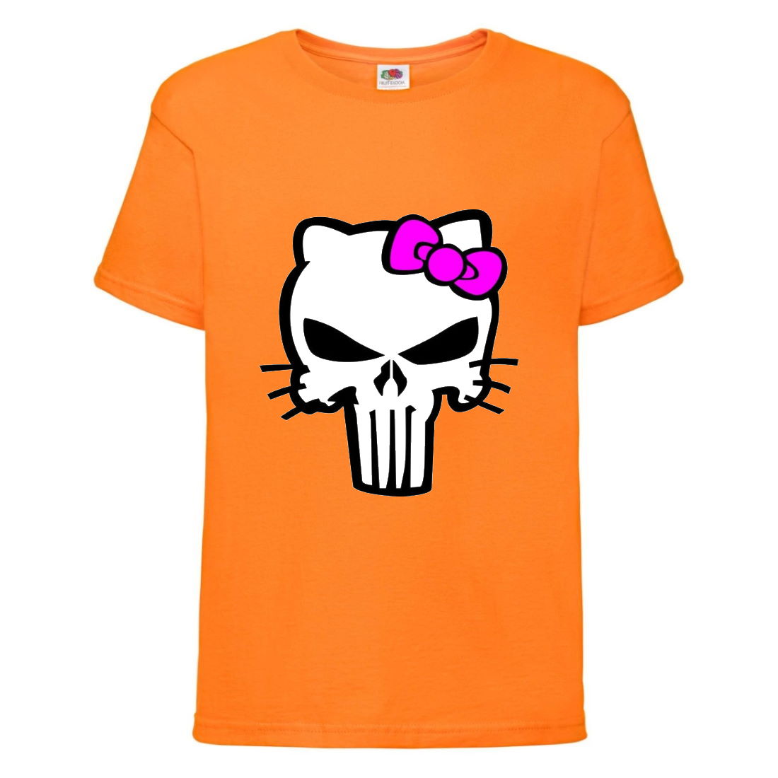 

Футболка детская Марвел (Marvel & DC) оранжевая (punisher-hello-orange) 128 см