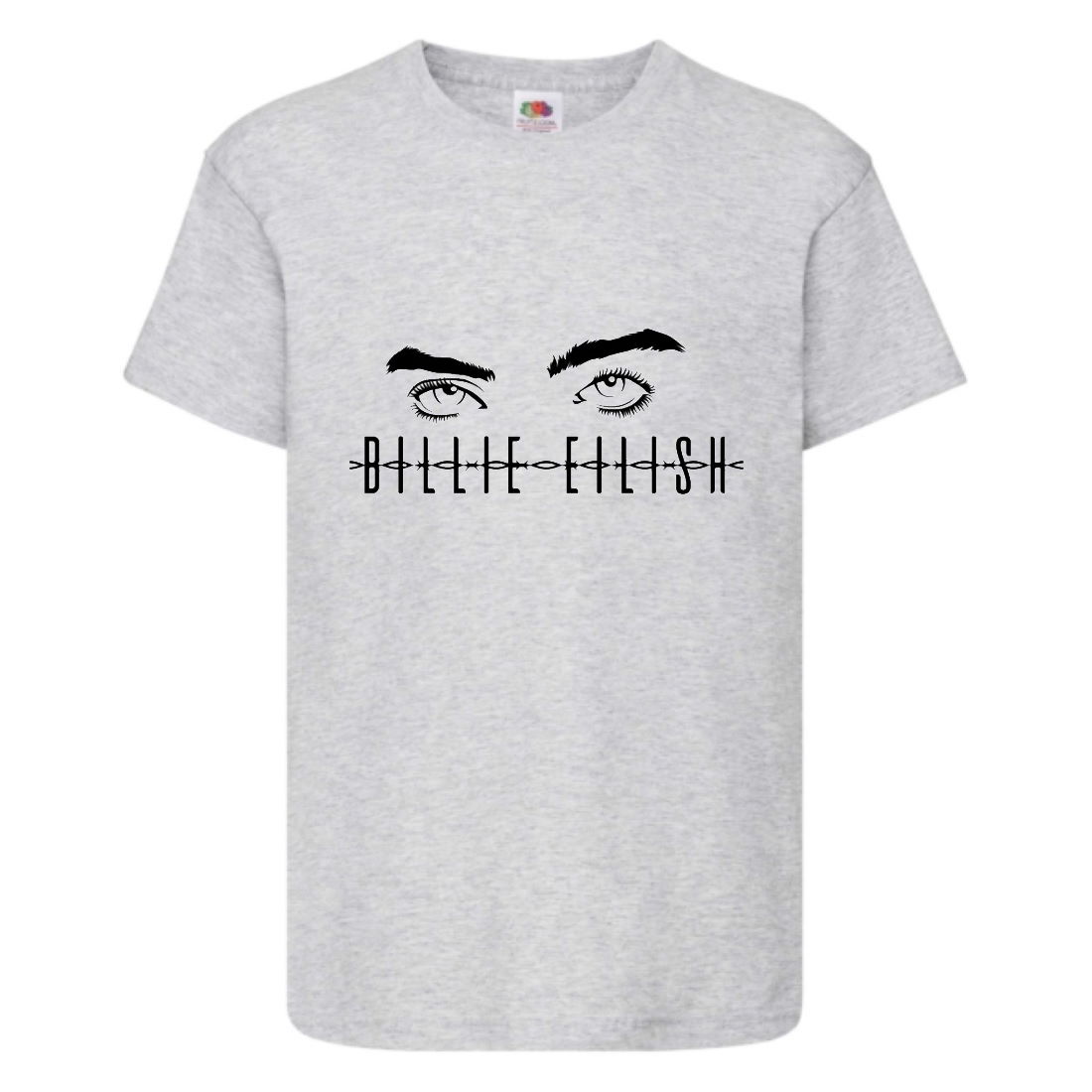 

Футболка Билли Айлиш (Billie Eilish gr-5) серая 164 см