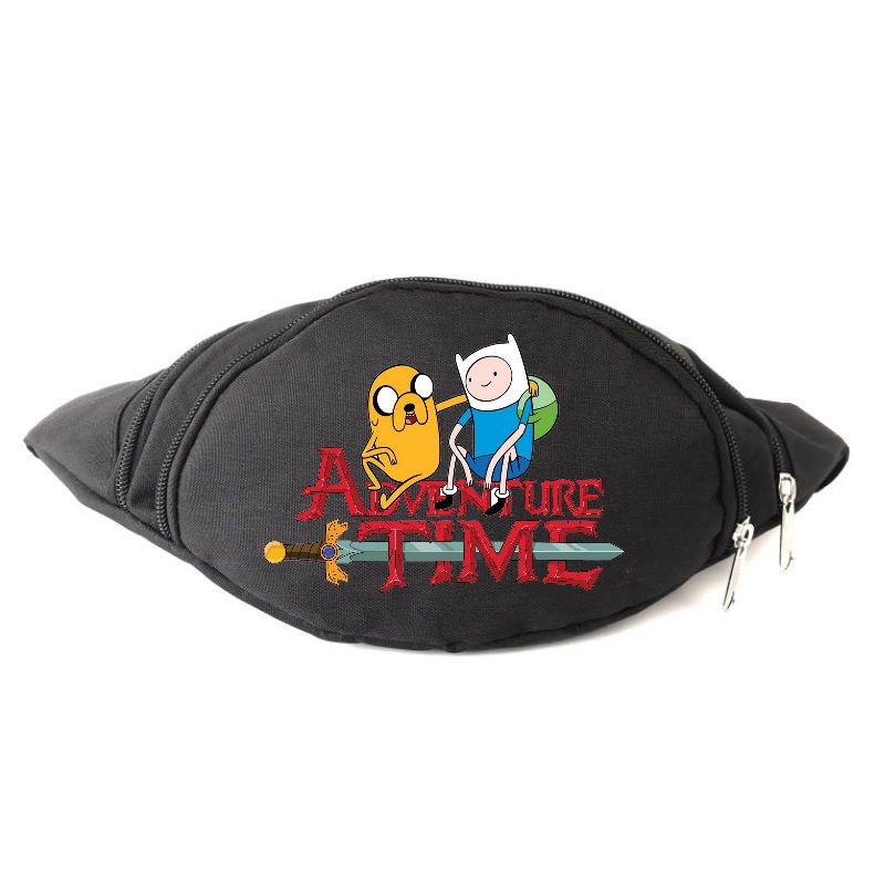 

Сумка Бананка на пояс Время приключений Adventure Times (AT-03) Cappuccino Toys черная