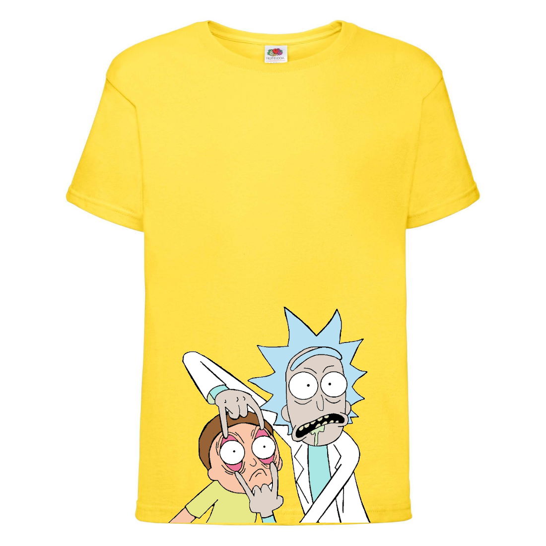 Футболка Рик и Морти 1 (Rick and Morty) желтая 152 см от продавца ...