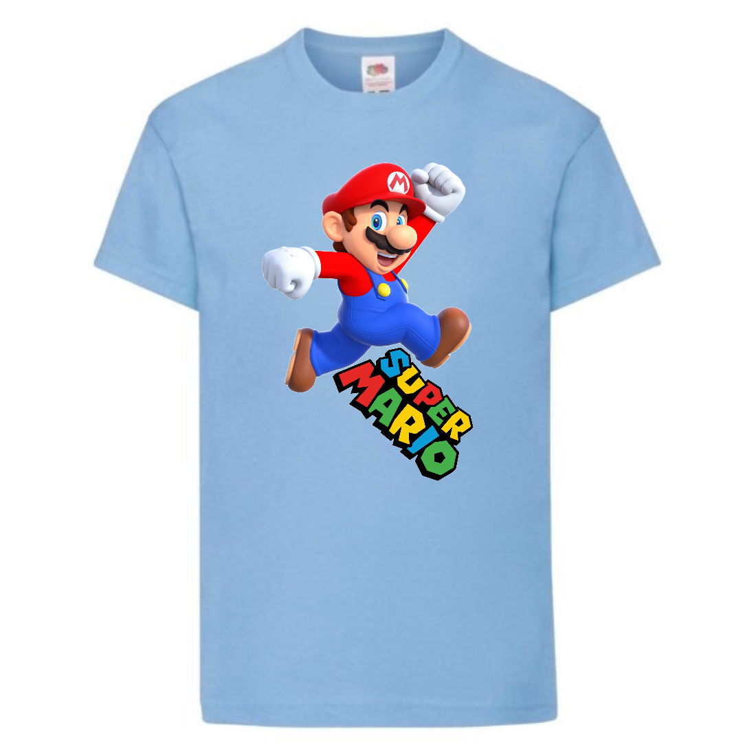 

Футболка Супер Марио 14 (Super Mario) голубая (SMar sbl-8) 152 см