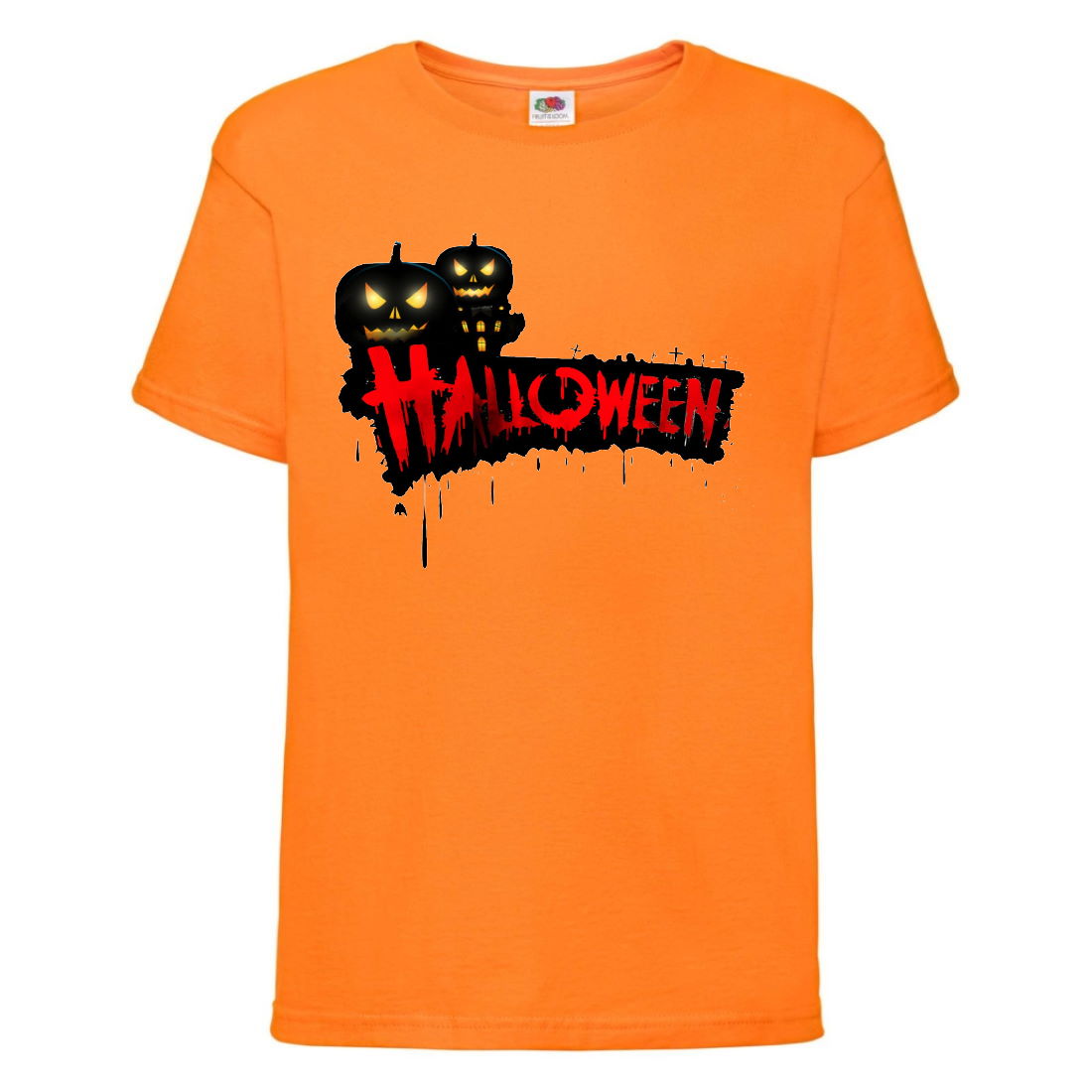 

Футболка детская Хэллоуин (Halloween) оранжевая (halloween-02-orange) 116 см