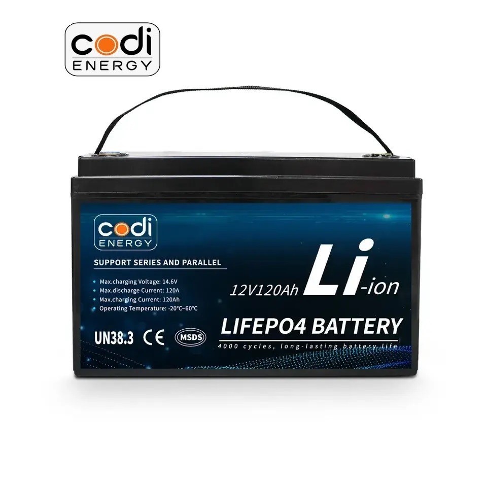 Аккумулятор Codi Energy LiFePO4 12В 120Ач (1536 Втч) литий железо ...