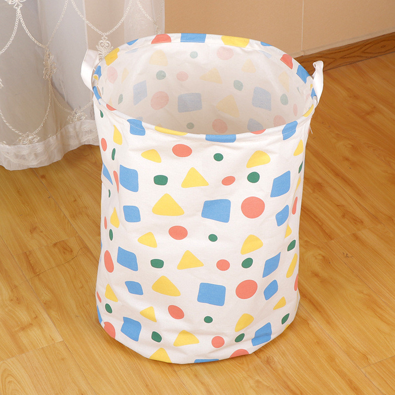 Корзина для игрушек и белья детская 50 см Фигуры Белая – фото, отзывы ...