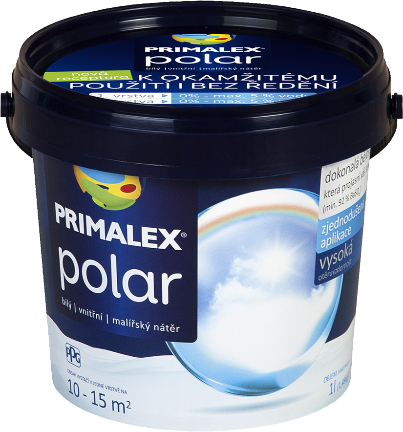 

Краска известковая Primalex Polar 1 л (1.5 кг) Белая (PX-00273243)