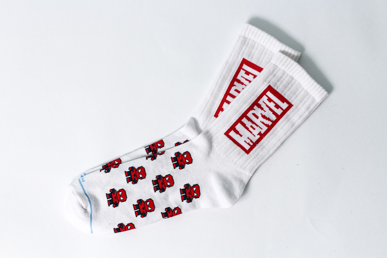 

Мужские носки LOMM Premium Marvel. Человек-Паук белый