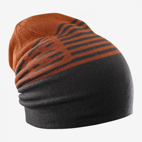

Шапка SALOMON FLAT SPIN REVERSIBLE BEANIE оранжево синя А000009804